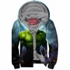 Comic Zip-Fleece-Hoodie, Hulk Zip-Fleece-Hoodie