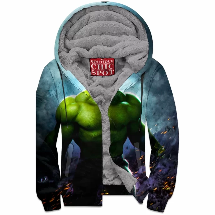 Hulk Zip Fleece Hoodie