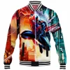Comic Baseball-Jacket, Spider-man Baseball-Jacket
