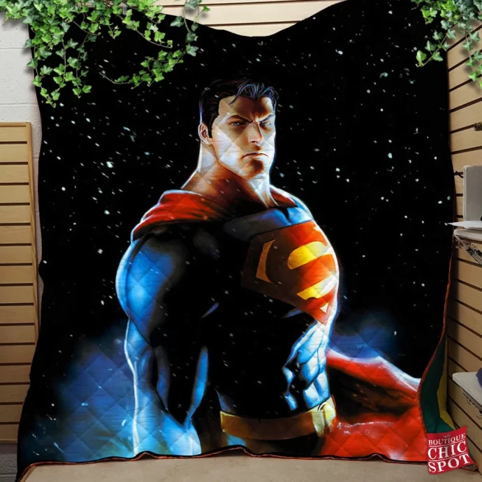 Superman Quilt Blanket