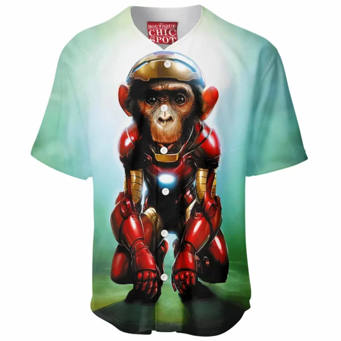 Iron Man Monkey Baseball Jersey