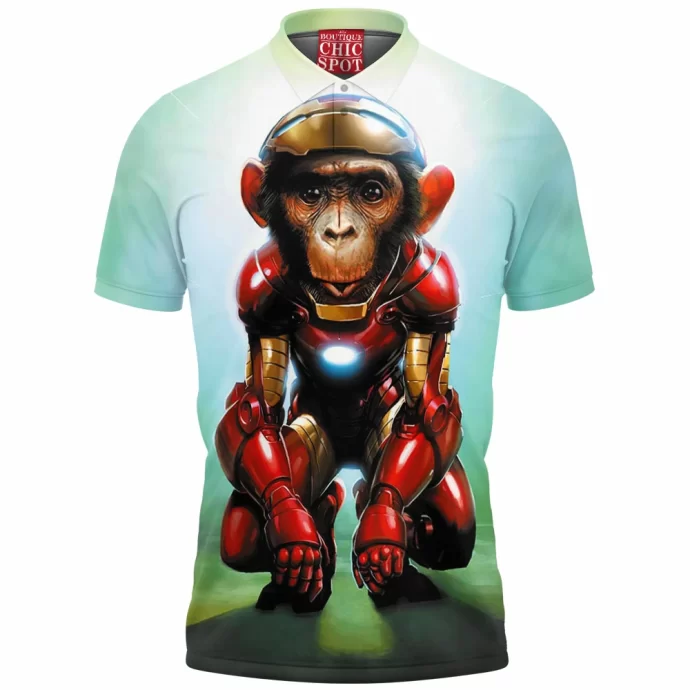 Iron Man Monkey Polo Shirt