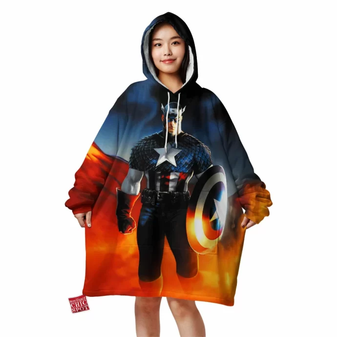 Captain America Blanket Hoodie