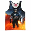 Captain America Tank-Top, Comic Tank-Top