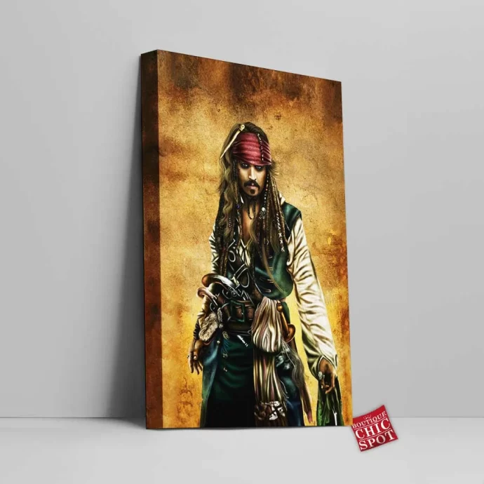 Captain Jack Sparrow Canvas Wall Art