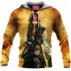 Captain Jack Sparrow Fleece-Hoodie, Fantasy Fleece-Hoodie, Pirates of the Caribbean Fleece-Hoodie