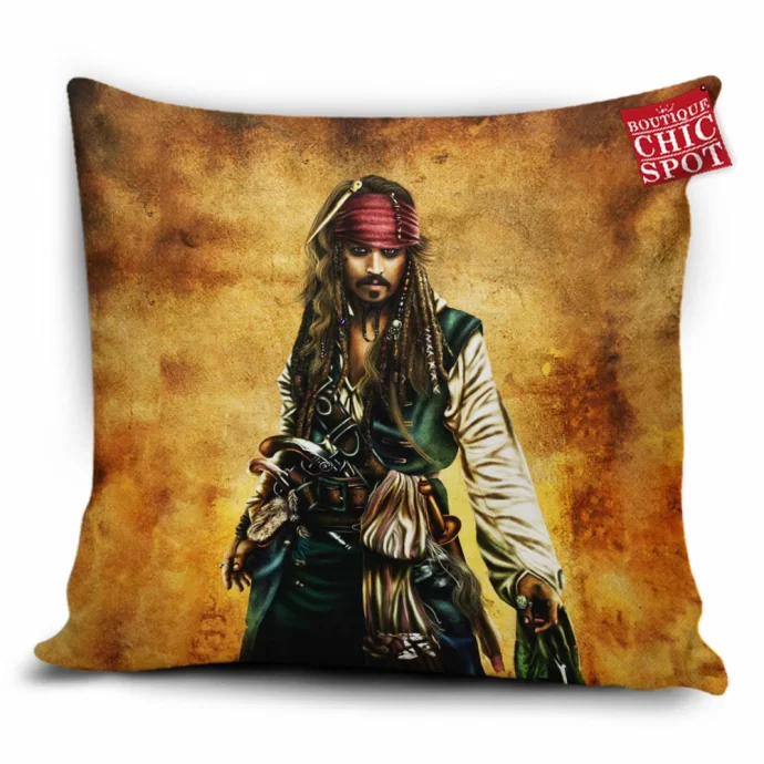 Captain Jack Sparrow Pillow Cover