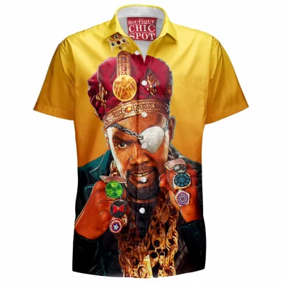 Comic Hawaiian-Shirt, Nick Fury Hawaiian-Shirt