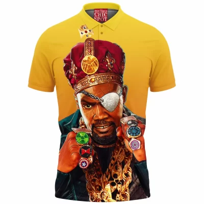 Comic Polo Shirt, Nick Fury Polo Shirt