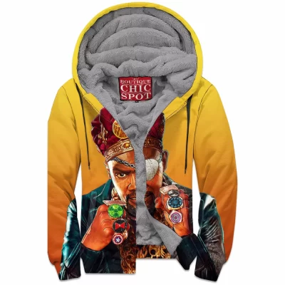 Comic Zip-Fleece-Hoodie, Nick Fury Zip-Fleece-Hoodie