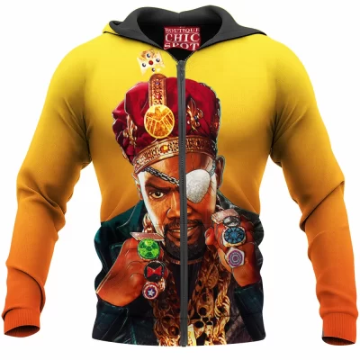 Comic Zip-Hoodie, Nick Fury Zip-Hoodie