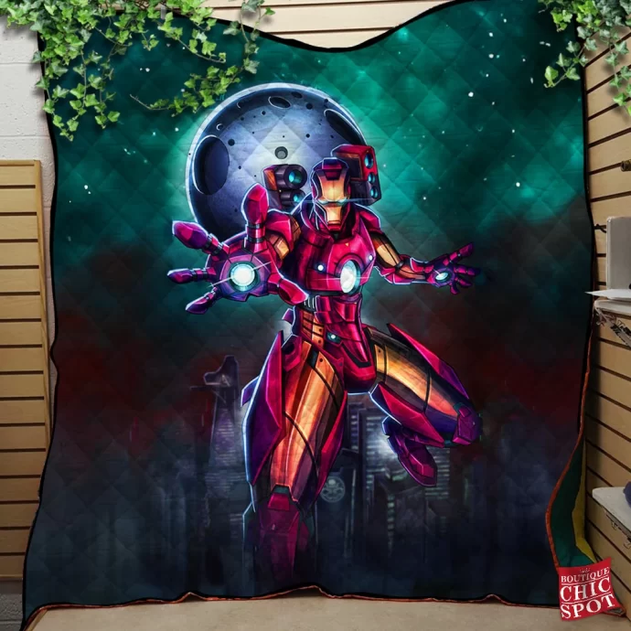 Iron Man Quilt Blanket