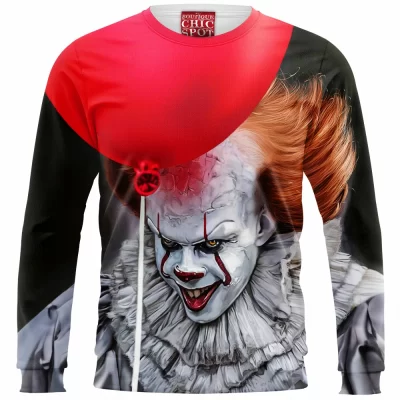 Pennywise Zip Sweatshirt, Horror Zip Sweatshirt