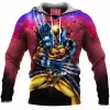 Comic Fleece-Hoodie, Wolverine Fleece-Hoodie