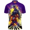 Comic Polo Shirt, Spider-man Polo Shirt, Venom Polo Shirt