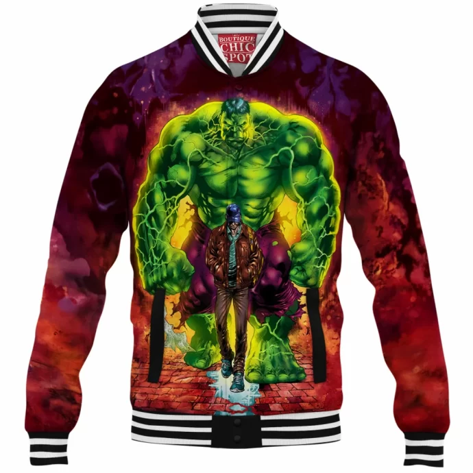 Bruce Banner Hulk Baseball Jacket