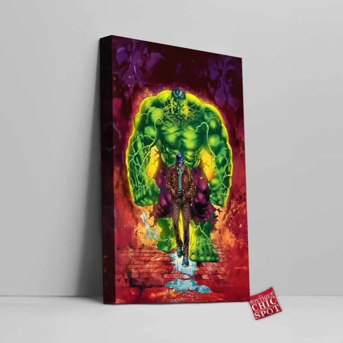 Bruce Banner Hulk Canvas Wall Art