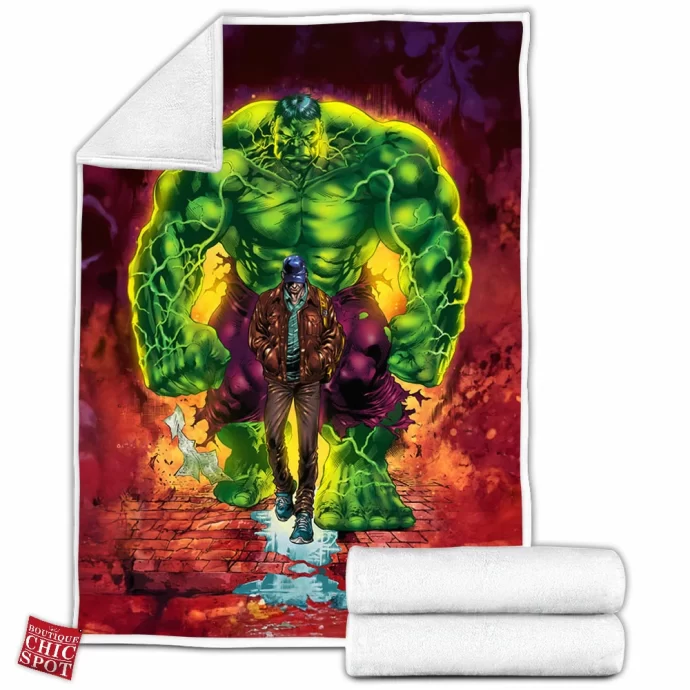 Bruce Banner Hulk Fleece Blanket