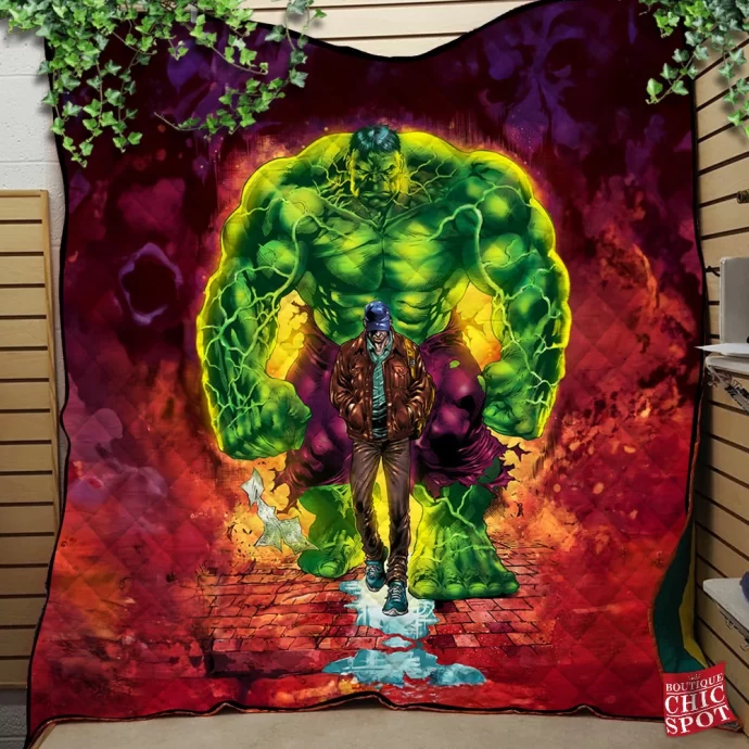 Bruce Banner Hulk Quilt Blanket