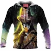 Comic Fleece-Hoodie, Rorschach Fleece-Hoodie