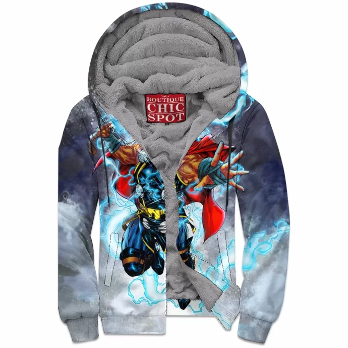 Thor Ragnarok Zip Fleece Hoodie