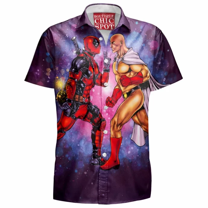 Deadpool Vs Saitama Hawaiian Shirt