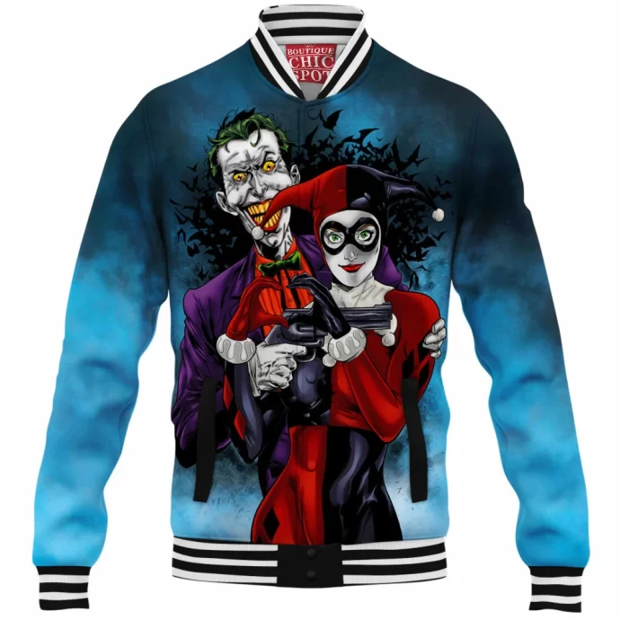 Joker And Harley Quinn Baseball Jacket