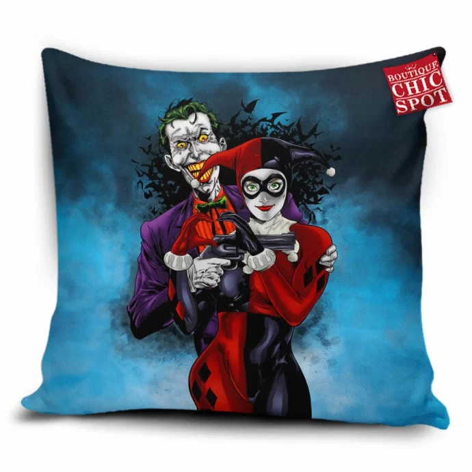 Joker And Harley Quinn Pillow Cover