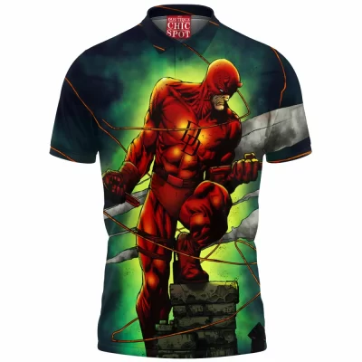 Comic Polo Shirt, Daredevil Polo Shirt