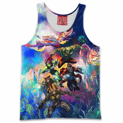 Comic Tank-Top, Guardians of The Galaxy Tank-Top