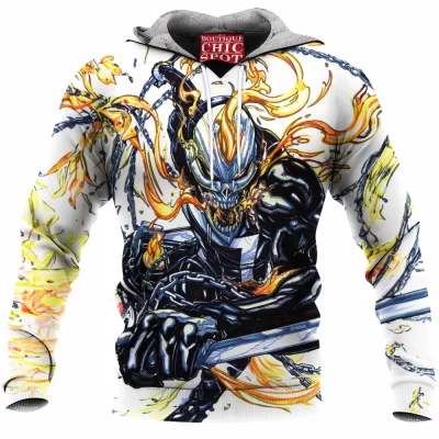 Comic Fleece-Hoodie, Ghost Rider Fleece-Hoodie