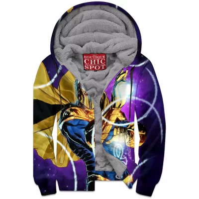 Anime Zip-Fleece-Hoodie, Fate Stay Night Zip-Fleece-Hoodie