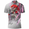 Anime Polo Shirt, Pokemon Polo Shirt, Roronoa Zoroark Polo Shirt