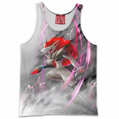 Anime Tank-Top, Pokemon Tank-Top, Roronoa Zoroark Tank-Top