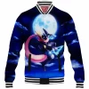 Anime Baseball-Jacket, Greninja Baseball-Jacket, Pokemon Baseball-Jacket