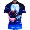 Anime Polo Shirt, Greninja Polo Shirt, Pokemon Polo Shirt