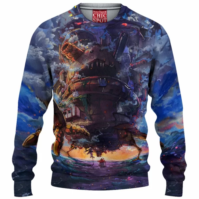 Howl Moving Castle Knitted Sweater