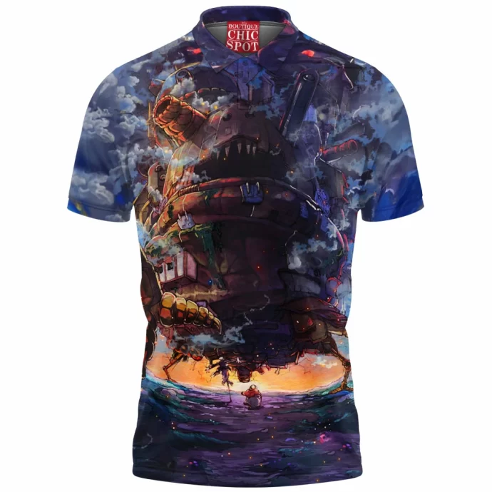 Howl Moving Castle Polo Shirt