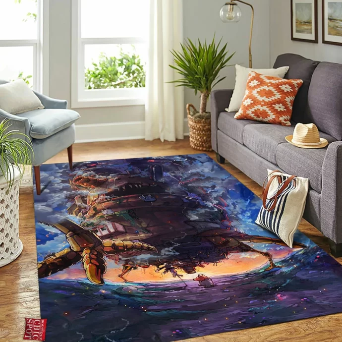 Howl Moving Castle Rectangle Rug