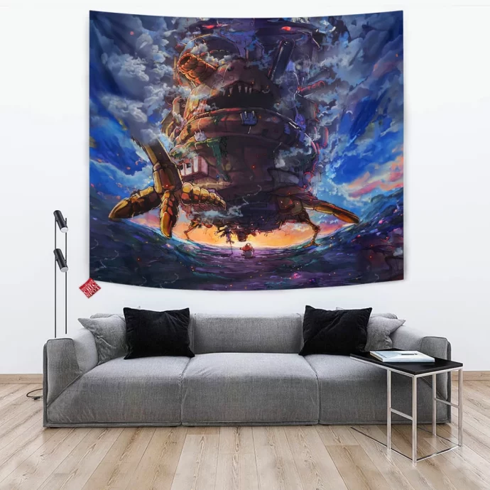 Howl Moving Castle Tapestry