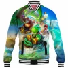 Donkey Kong Baseball-Jacket, Game Baseball-Jacket, Mario Baseball-Jacket, Yoshi Baseball-Jacket