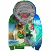 Donkey Kong Zip-Fleece-Hoodie, Game Zip-Fleece-Hoodie, Mario Zip-Fleece-Hoodie, Yoshi Zip-Fleece-Hoodie