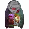 Anime Zip-Fleece-Hoodie, Pokemon Zip-Fleece-Hoodie, Team Rocket Zip-Fleece-Hoodie