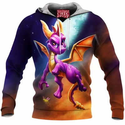Game Fleece-Hoodie, Spyro Fleece-Hoodie