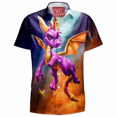 Game Hawaiian-Shirt, Spyro Hawaiian-Shirt
