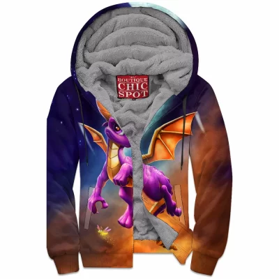 Game Zip-Fleece-Hoodie, Spyro Zip-Fleece-Hoodie