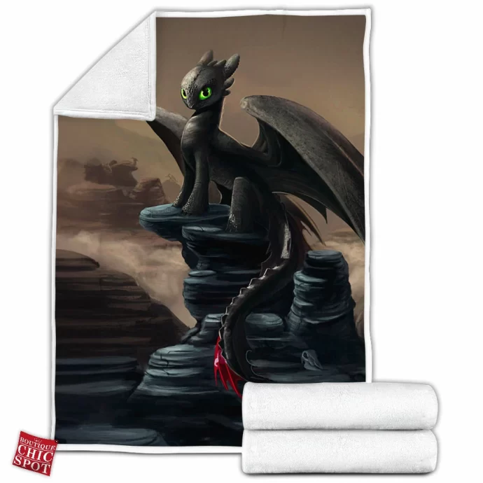 Toothless Fleece Blanket