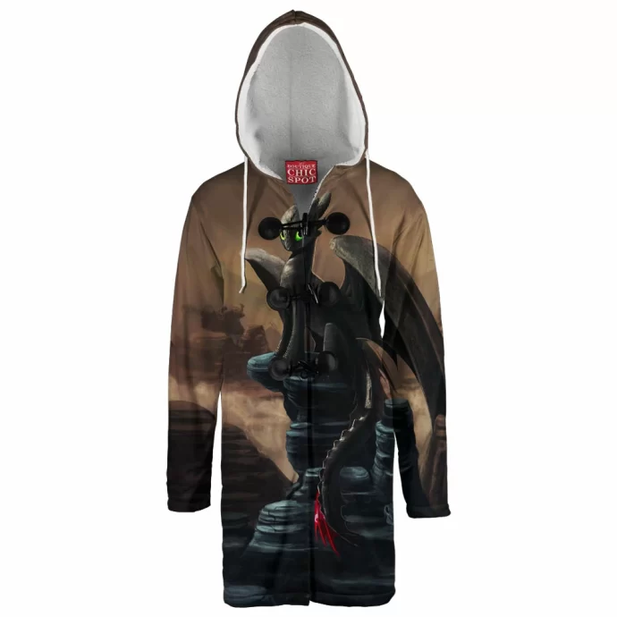 Toothless Hooded Cloak Coat