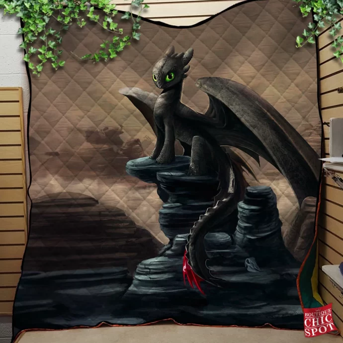 Toothless Quilt Blanket