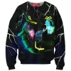 Anime Zip Sweatshirt, Rayquaza Zip Sweatshirt, Rayquazam Pokemon Zip Sweatshirt